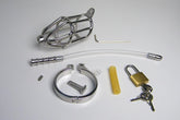 Micturate Cock Cage & Urethral Tube